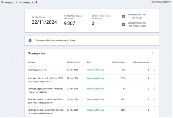 soumettre sitemap google search console